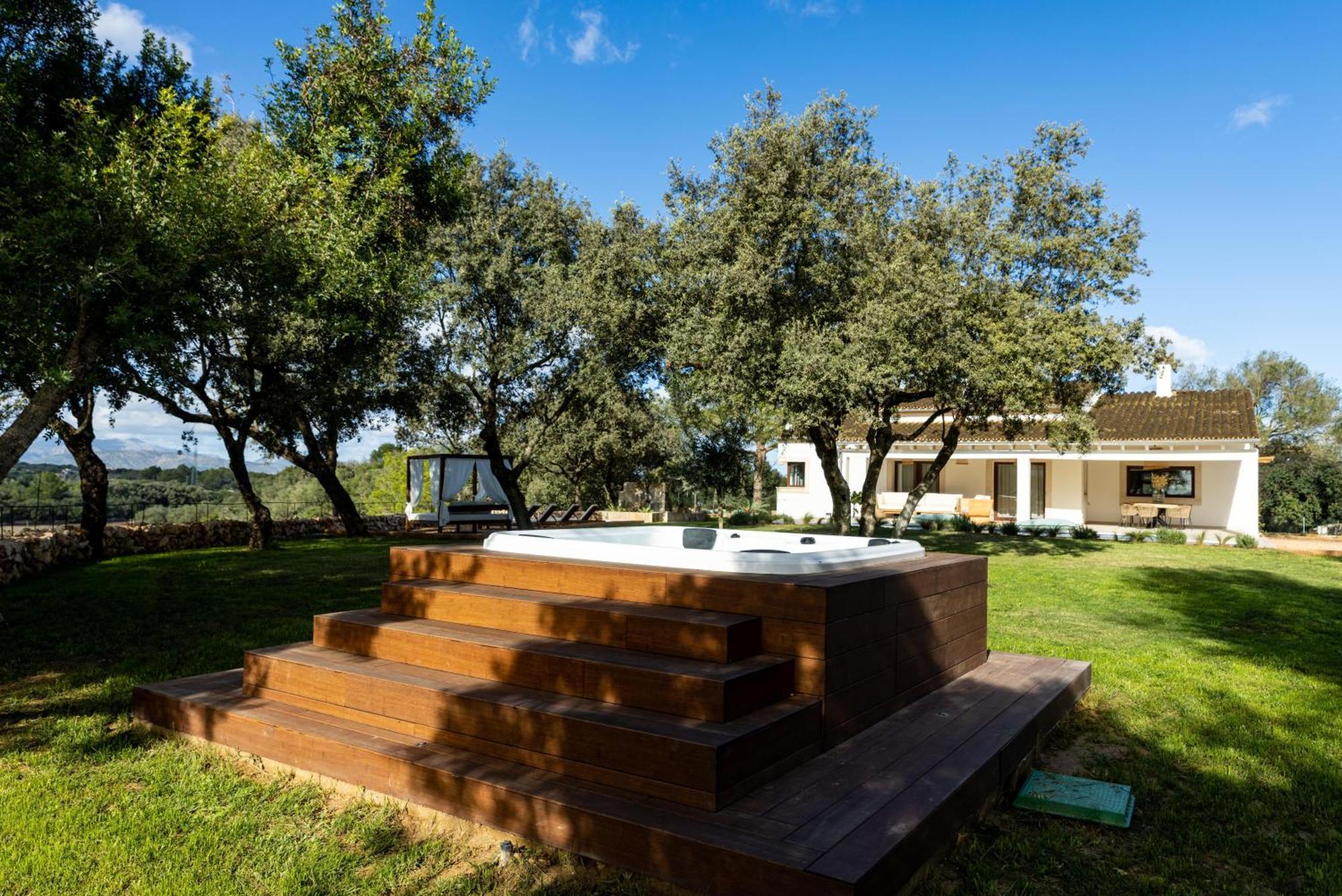 Es Mirador De Vernissa Jacuzzi Sauna Y Piscina 산타 마르갈리다 외부 사진