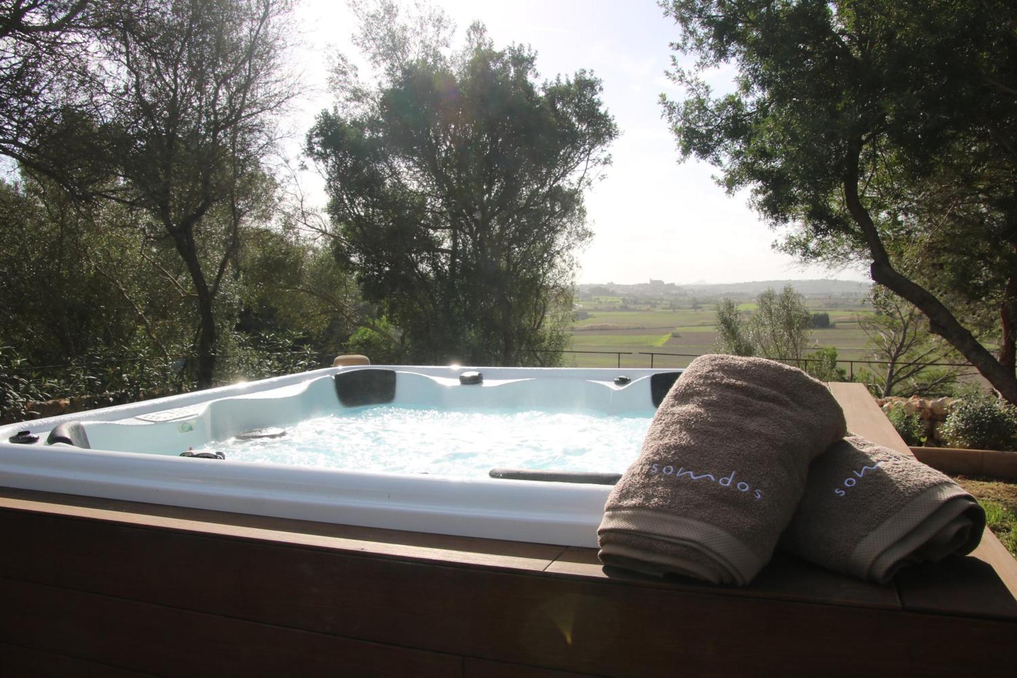 Es Mirador De Vernissa Jacuzzi Sauna Y Piscina 산타 마르갈리다 외부 사진